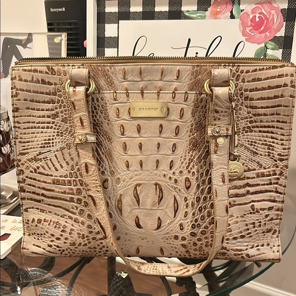 Brahmin Champagne “Anywhere Tote”